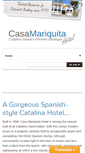 Mobile Screenshot of casamariquitahotel.com